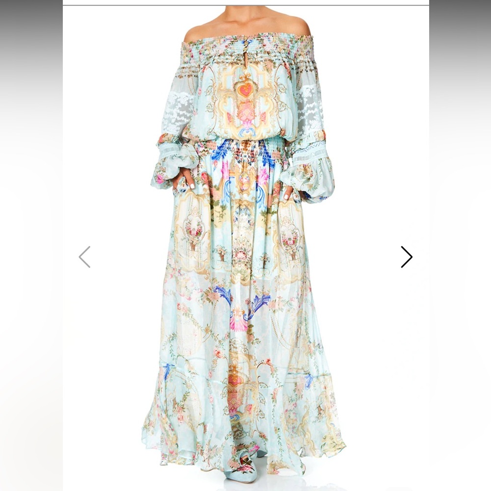 Camilla Versailles sky maxi dress- worn once!